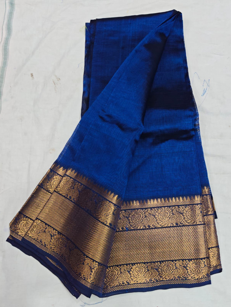 mangalagiri cotton by pattu handloom gold zari kanchi boarder sarees